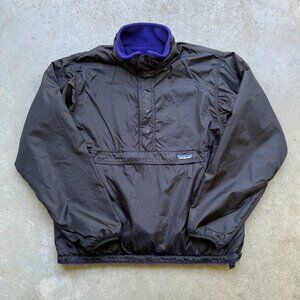 1997 Patagonia Glissade Half-Zip Reversible Jacket Black/Plum Men’s Large USA